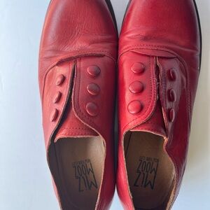 Miz Mooz Bold Red Oxfords